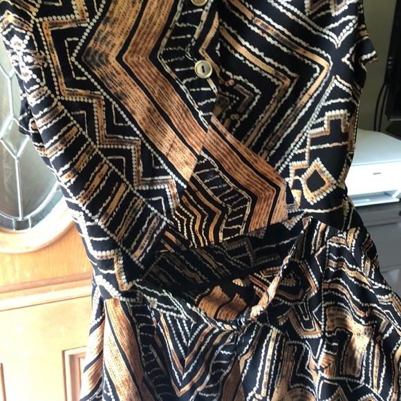 Black and Tan Forever 21 Romper - Picture 6 of 6